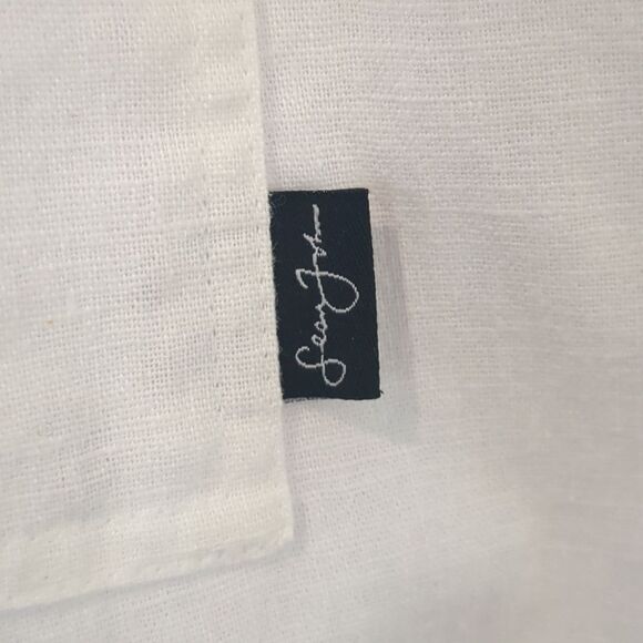 Sean John Pants 3XL Pants Linen Blend Draw String White Mesh Lined Breezy Summer - Picture 6 of 12